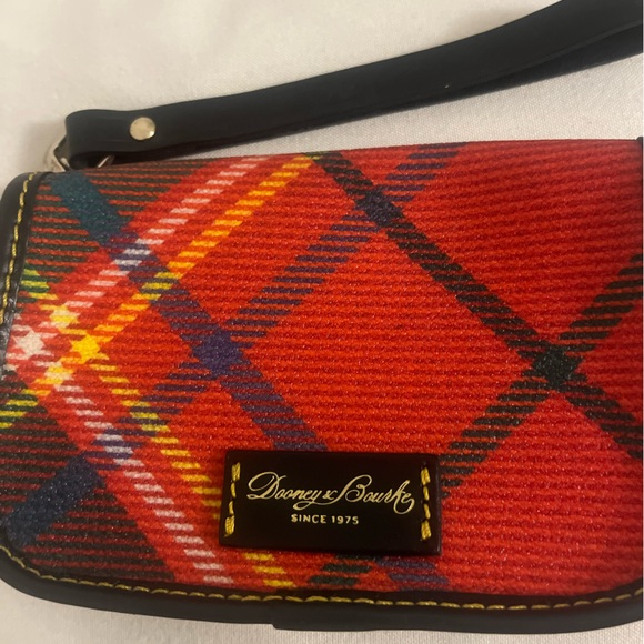Mini Wristlet Plaid Pouch by Dooney and Bourke - Picture 3 of 7